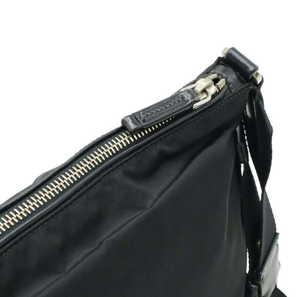 PRADA Black Leather Shoulder Bag - Picture 7 of 9